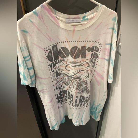 Daydreamer The Doors Tie Dye Tee womens L - Picture 2 of 2